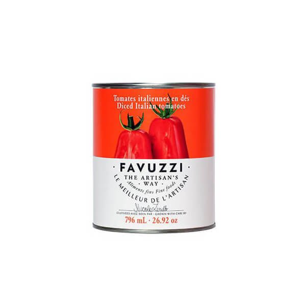 Diced tomatoes | Products | Favuzzi | Olive oils and fine