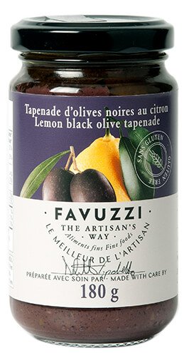 Lemon black olive tapenade - 180g