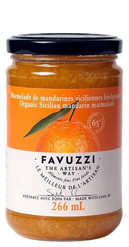 Marmelade de mandarines siciliennes biologiques