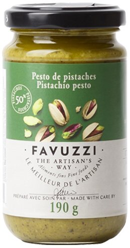 thumbnail image 2 of Bacco Pistachio Pesto Alla Brontese 65% Pistachio - Ideal For Bruschetta 190g Jar 2 of 5