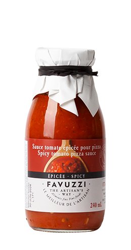 Spicy tomato pizza sauce - 240ml