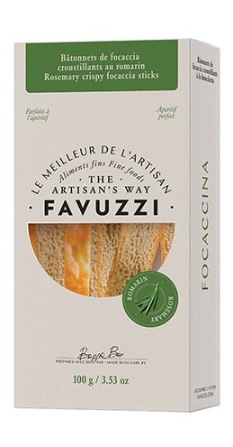 Bâtonnets de focaccia croustillants au romarin