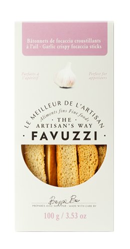 Bâtonnets de focaccia croustillants à l'ail