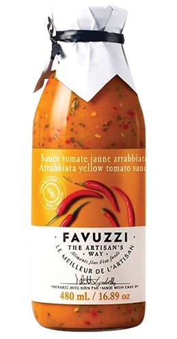 Sauce tomate jaune arrabbiata