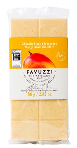 Tablette chocolat blanc à la mangue  - 80g