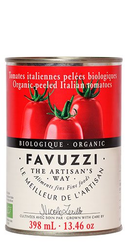 Tomates biologiques pelées - 398ml