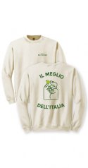  Pastry Cream Fleece Crewneck - Olive Hand - M