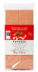 Tablette chocolat blanc à la tomate
