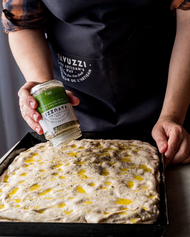 Tuscan Focaccia with Green Olive Tapenade Recipes Favuzzi Olive