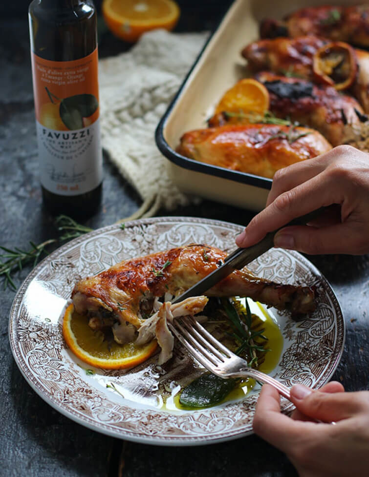 Orange Chicken Thighs | Recipes | Favuzzi | Olive oils and fine Italian products | Delivery across C