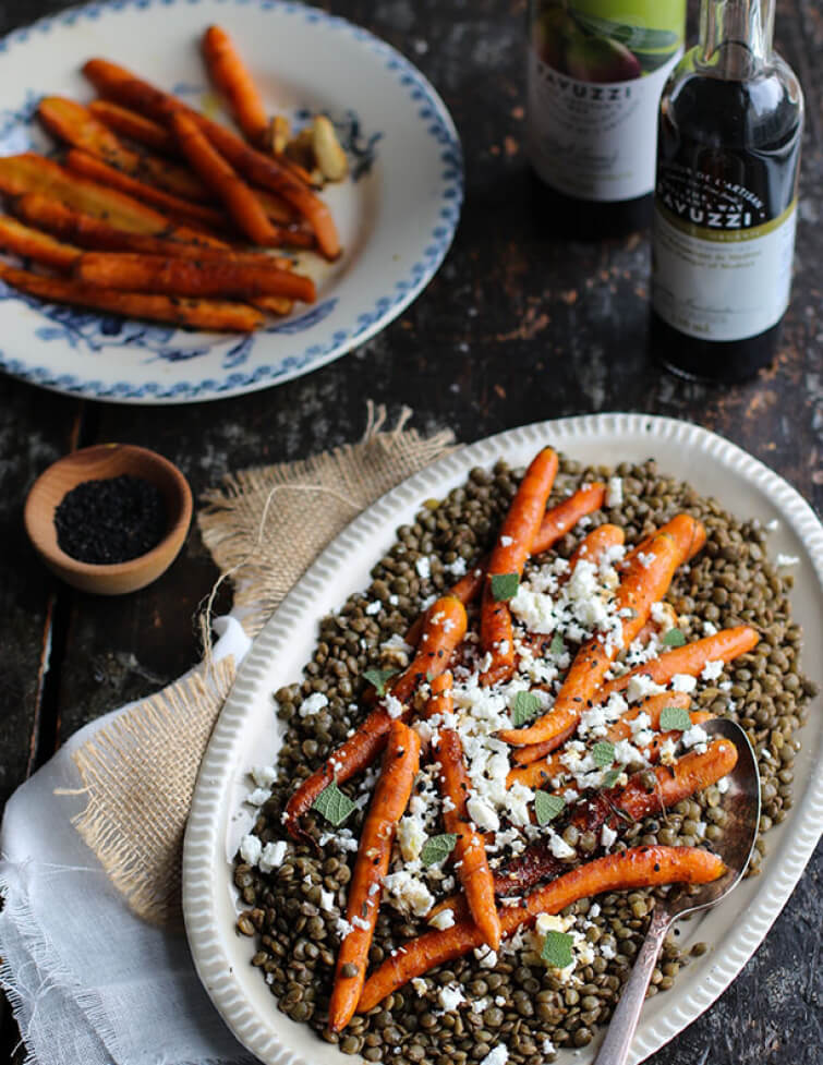 Roasted Carrot and Lentil Salad | Recipes | Favuzzi | Olive oils and fine Italian products | Deliver